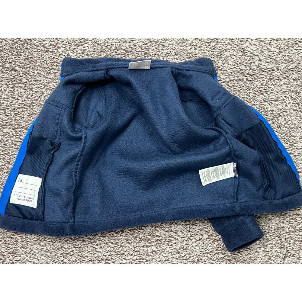 Columbia Toddler Fleece Jacket 12-18 Months Navy Blue Full Zip Kids